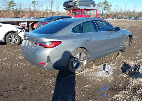 2025 BMW I4 Gran Coupe xDrive40 z USA, uszkodzony, nr VIN WBY43HD02SFU50314